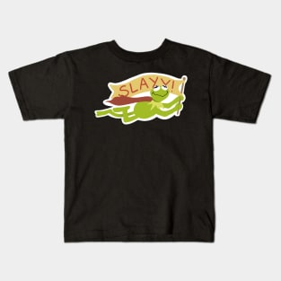 Slay Kermit Kids T-Shirt